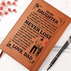 TO MY DAUGHTER PROMISE LEATHER JOURNAL
