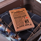 TO MY DAUGHTER PROMISE LEATHER JOURNAL