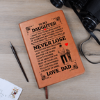 TO MY DAUGHTER PROMISE LEATHER JOURNAL