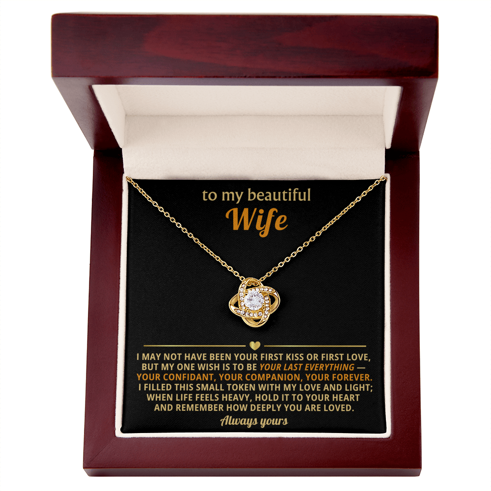 To my beautiful Wife,  I filled this small token with my love and light