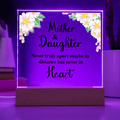 TO MY DAUGHTER DISTANCE SQUARE ACRYLIC PLAQUE